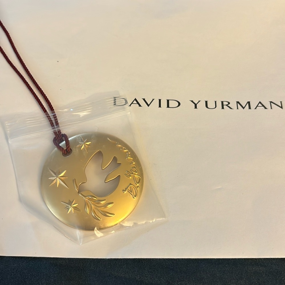 New David Yurman Dove ornament